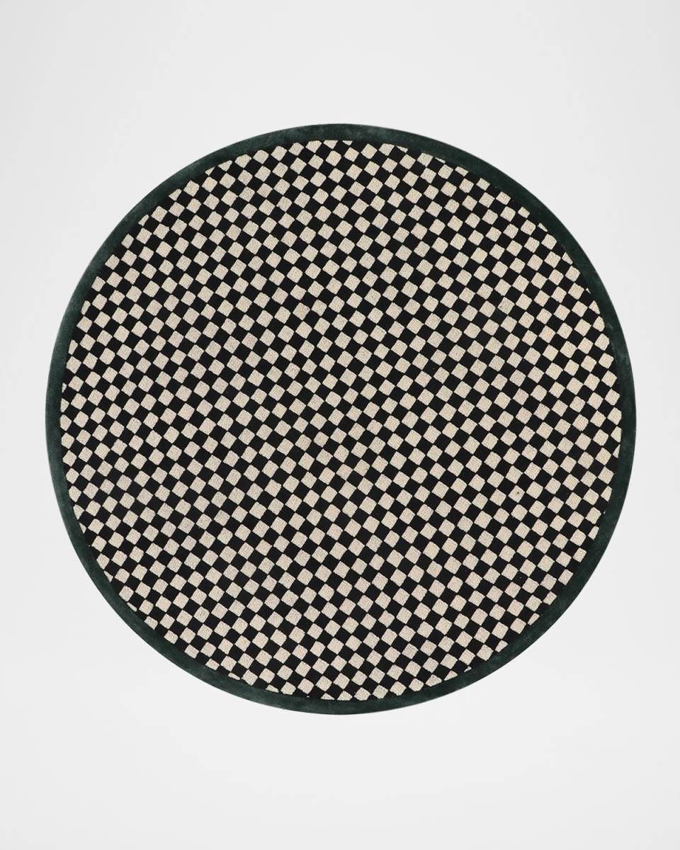 Check It Out Emerald Rug, 6' Round